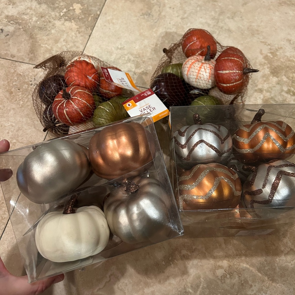 Decorative pumpkins